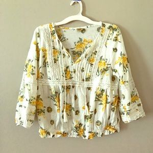 Flower Summer blouse